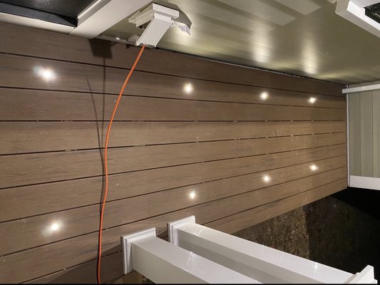 Deck addition and remodel with Custom Lighting -Massachusetts-