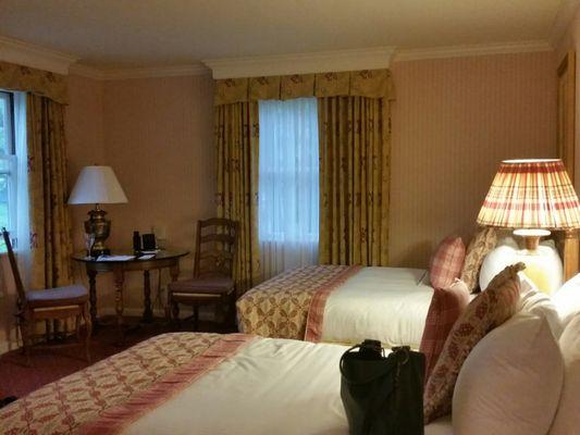 Spacious traditional double room.