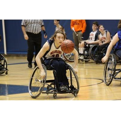 Adapted sports including wheelchair basketball with the 5-time IHSA Wheelchair Basketball Champions: Windy City Warriors!