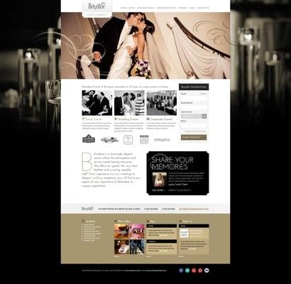 Web Design - Belvedere Banquets