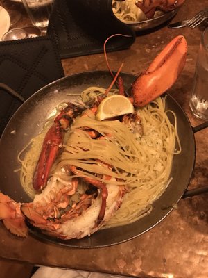 Lobster and linguini