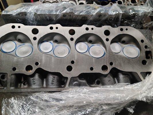 Complete valve job . Rebuilt cylinder head