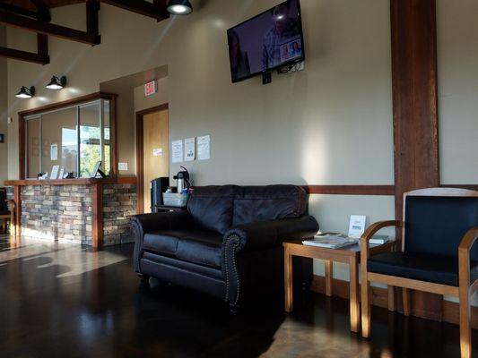 Front Lobby and Reception Desk