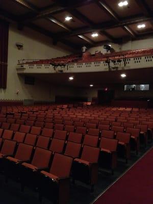 Inside the theatre