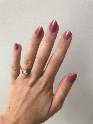 Gel manicure -- good, but I wouldn't call it perfect