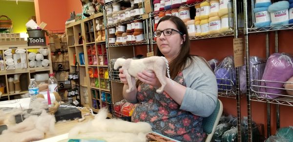 needle felting realistic animals workshop