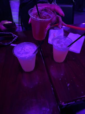 Passion fruit margarita and henny berry