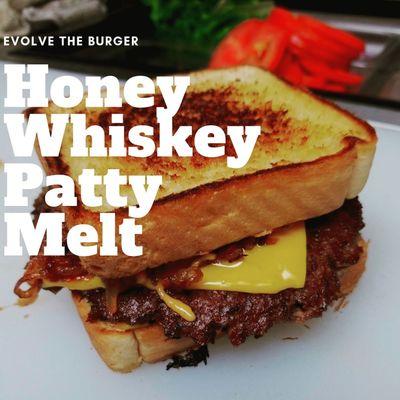 Honey Whiskey Patty Melt