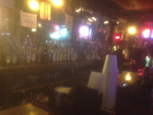 The bar area at about oh, 9:30 on a Thursday night before most of the blues-night enthusiasts arrive