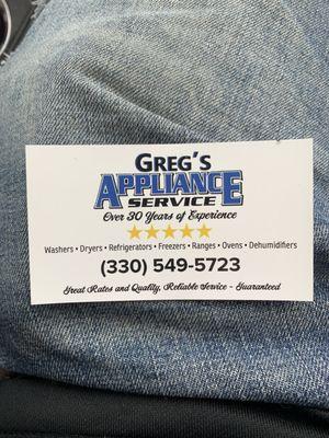 Greg's Appliance Service