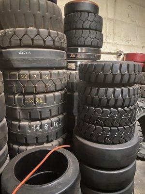 Forklift Tires of all sizes