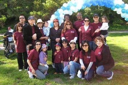 2010: Credit union staff participates in National Brain Tumor Walk