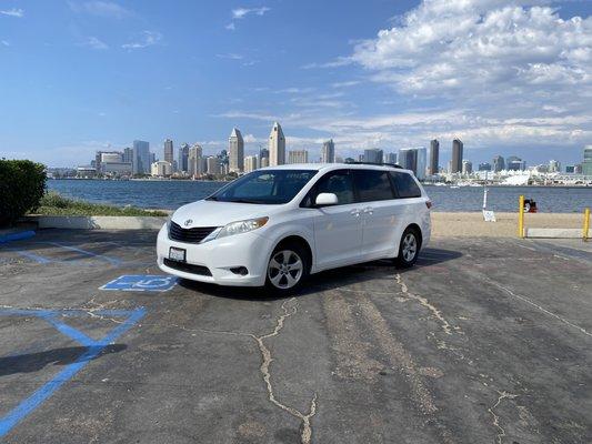 Toyota Sienna available for rent