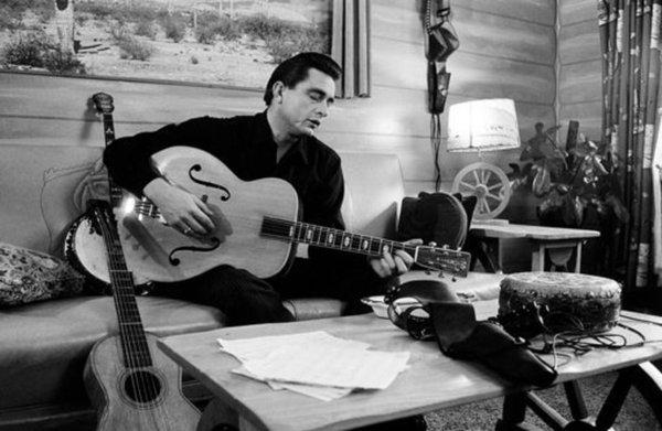 Johnny Cash by Don Hunstein