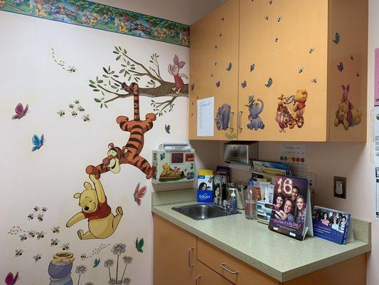 Winnie the Pooh examining room