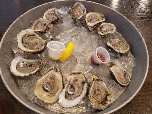 Dozen oysters