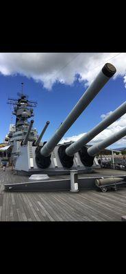 Ah yes the USS Missouri the Mighty Mo, Pearl Harbor.