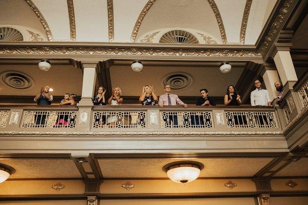 Balcony in the Virginia Ballroom