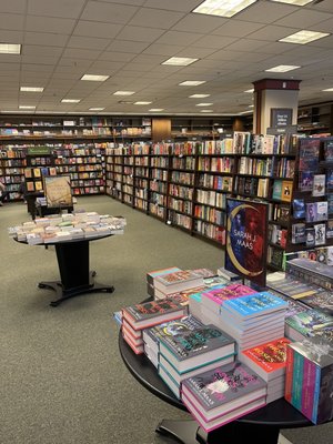 Organized, well stocked shelves.