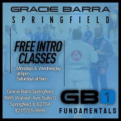 Free Intro Classes 3 times per week!