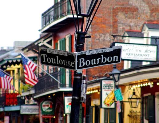 Bourbon Street in New Orleans