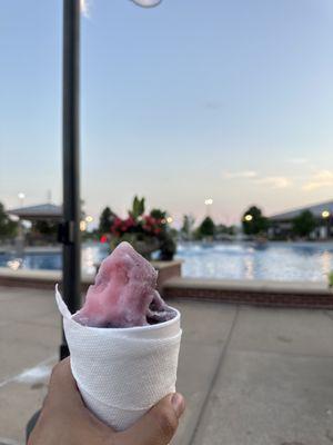 Shaved ice - sunset summer nights