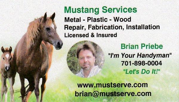 Mustang Services Handyman