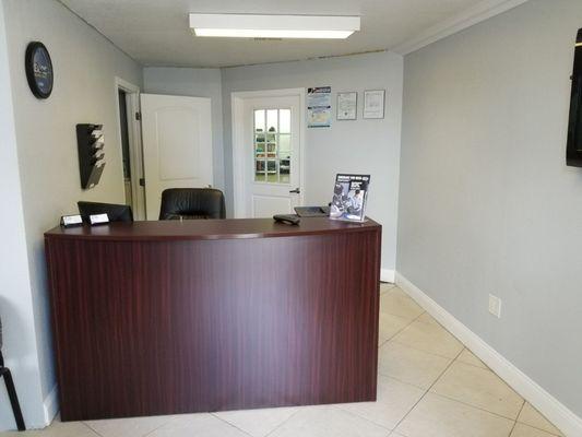 Reception area