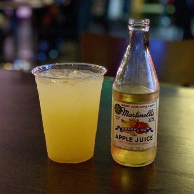 Mango Lemonade & Martinelli's