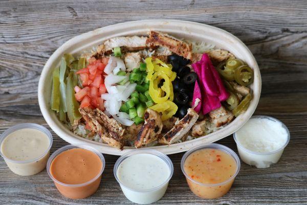 Chicken Shawarma Rice Bowl