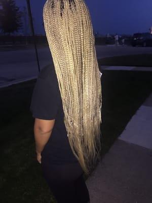 Long box braids