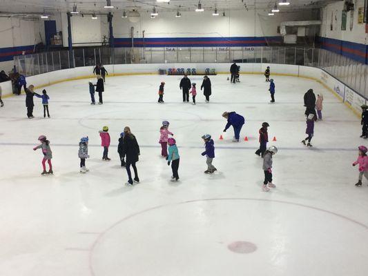 Skating classes are a great way to get started...