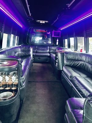 14 Passenger Limo Bus