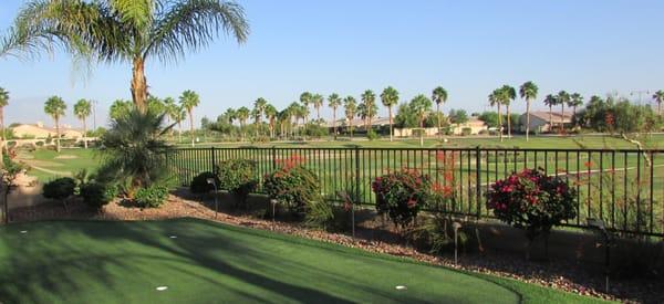 Golf course views and a putting green.  It was a pleasure to represent this home