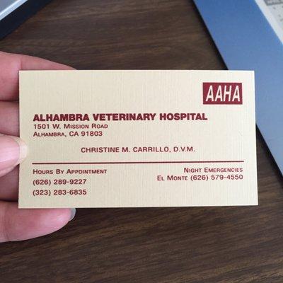 Dr. Carrillo will take good care of your pet