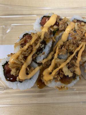 9. Spicy Tuna Crunch Roll