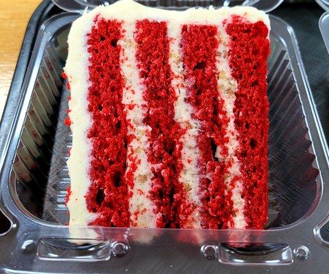 Deltas Dream ~ Red Velvet Cake is a deliciously delicious cake with our without pecans and cream cheese frosting.