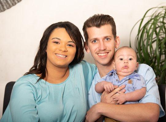 Military Family with New Baby