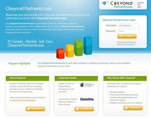 Cbeyond Portal Overhaul 2008