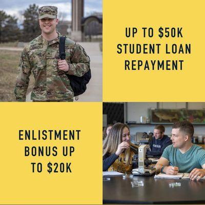 The Army Reserve can guarantee admission to over 2,000 schools and help you graduate debt free? Text APNU to 462-769 to learn more.