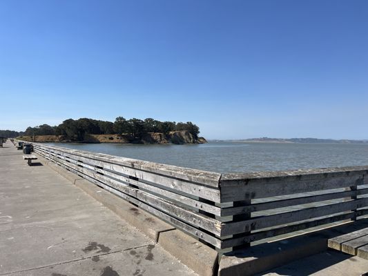 View from the pier