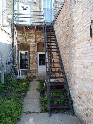 Before early 1900s fire escape