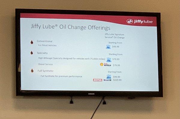 Jiffy Lube Oil Change and Multicare