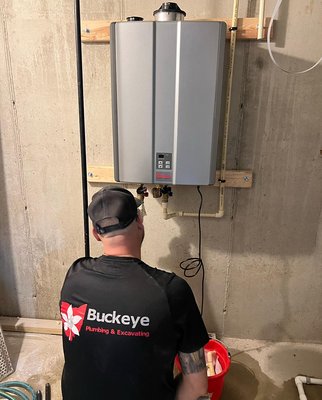 Installed new tankless water heater