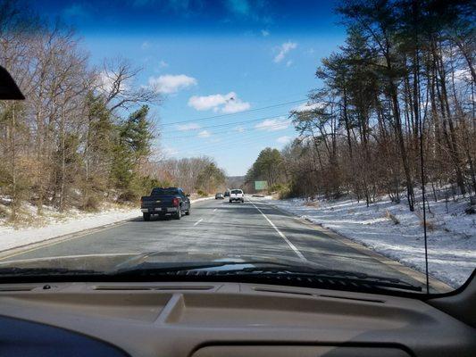 23hr drive on icy roads for a Rv; classic bait and switch tactic from the RV dealership.