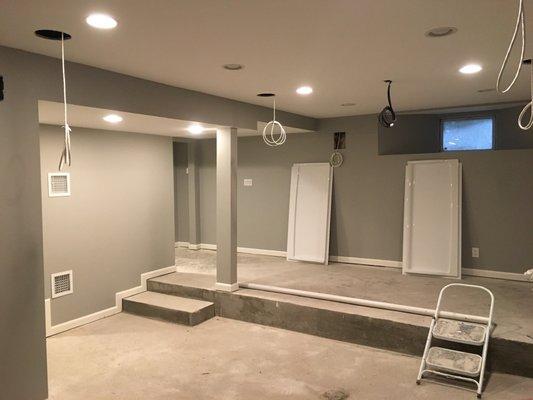 Basement remodel