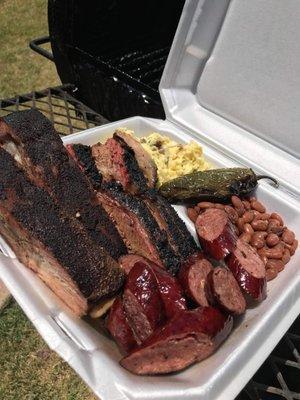 The Yeti Box. Over 1 pound of juicy, tender, and smoky Texas BBQ.