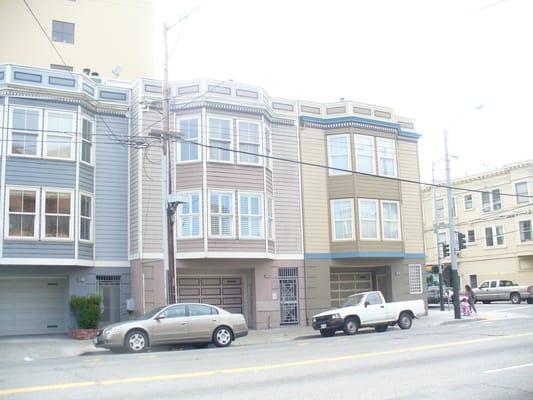 NEW project:  complex in center is before pics of  Van Ness St.  with Winning Colors.