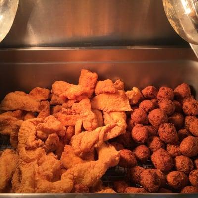 Fried Fish and Hushpuppies