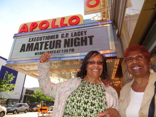 Kaye and Mary at the Apollo!  Our seniors are on the go!